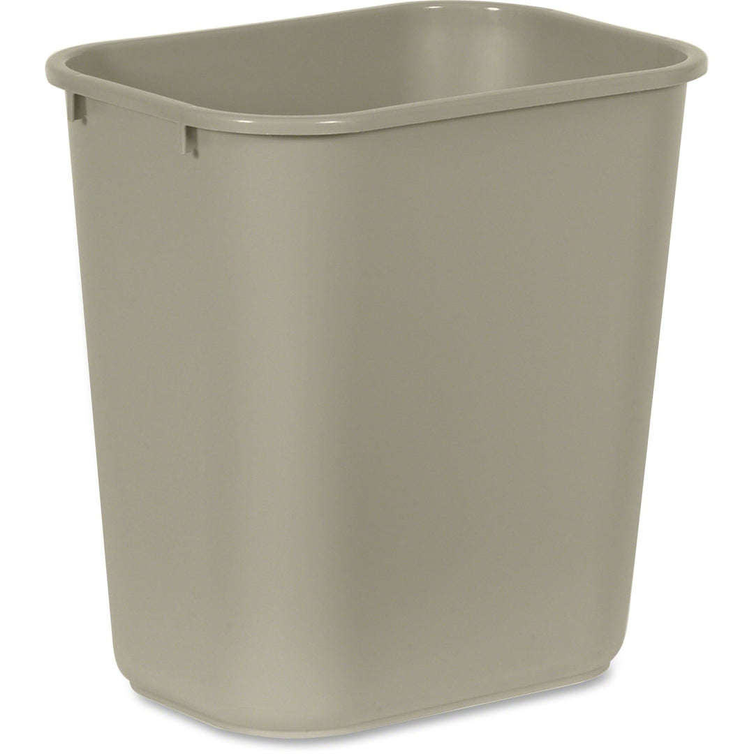 Image of Rubbermaid Commercial Products Waste Bin,Plastic,28 Quart,14-1/4"x10-1/4"x15",12/CT,BG