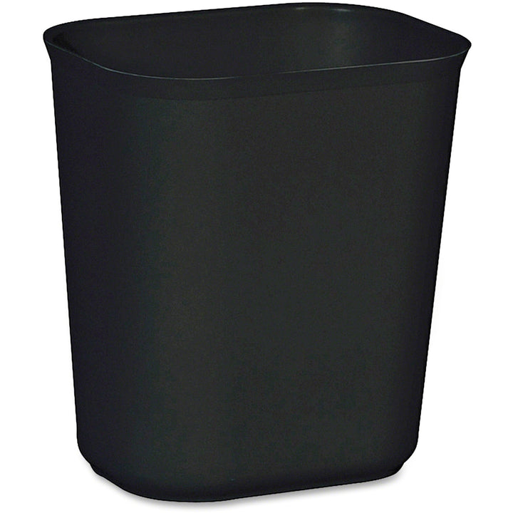 Image of Rubbermaid Commercial Products Wastebasket,Fire-resist,14Qt,8-1/4"x11-1/8"x12-1/4",6/CT,BK