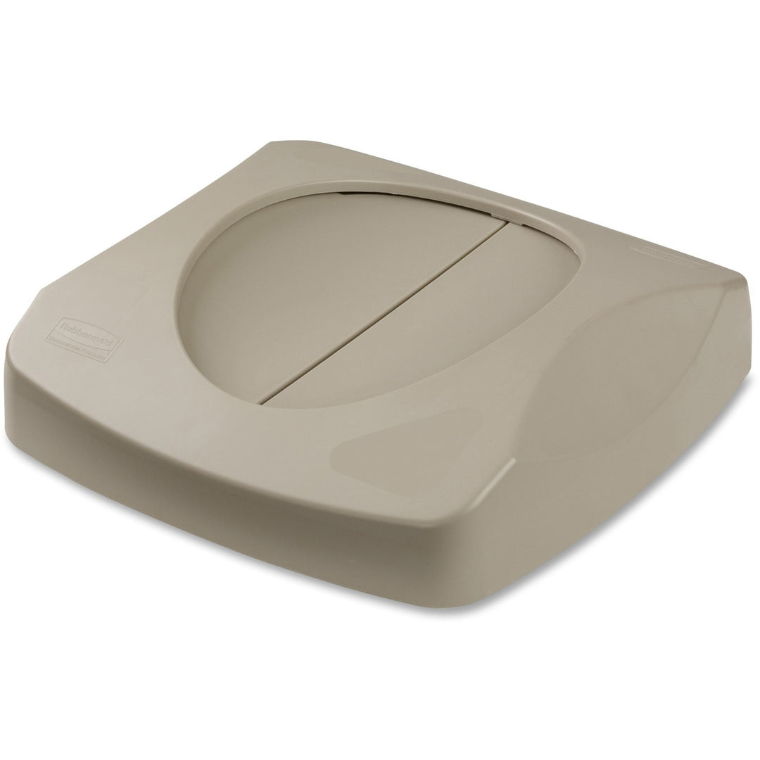 Image of Rubbermaid Commercial Products Lid,Swing,f/Square Untouchable Container,16"x16"x4",6/CT,BG