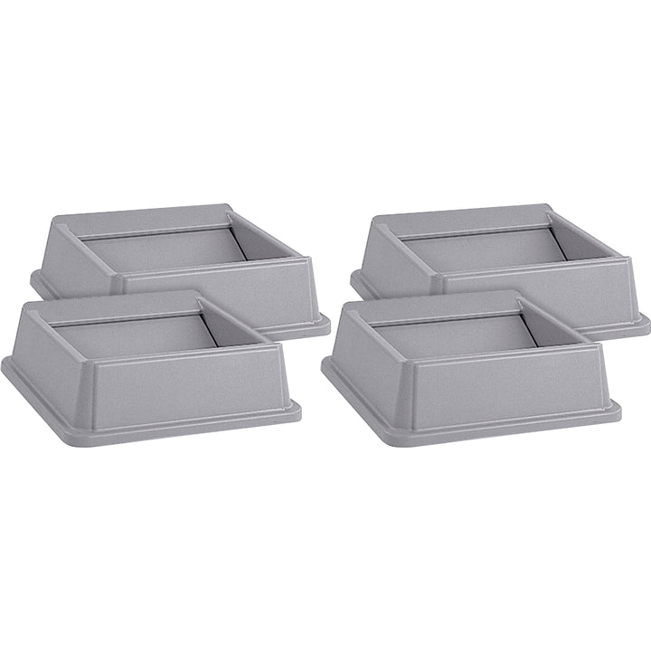 Image of Rubbermaid Commercial Products Untouchable Swing Top Lid, f/3958/3959, 20.1"x6.2", 4/CT, GY