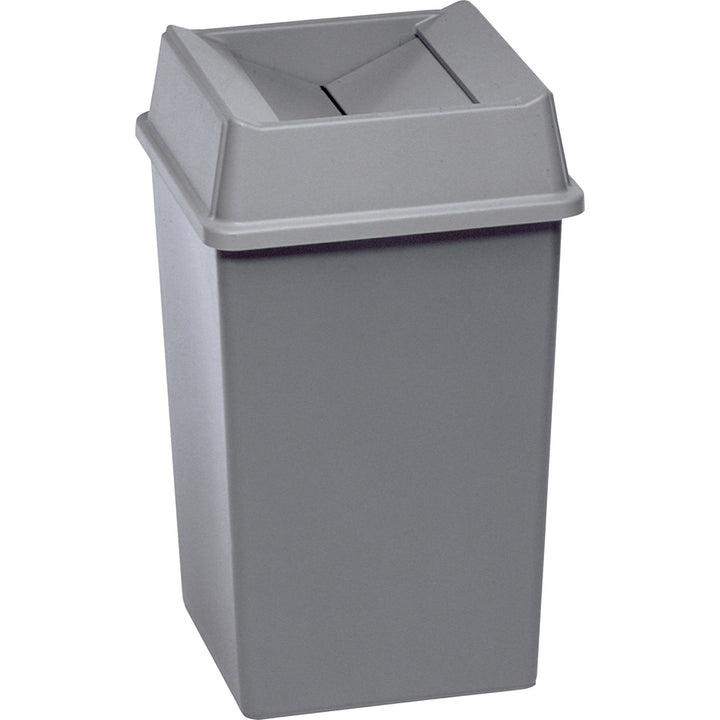 Image of Rubbermaid Commercial Products Untouchable Swing Top Lid, f/3958/3959, 20.1"x6.2", 4/CT, GY
