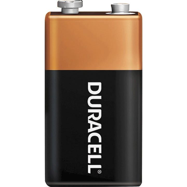Image of Duracell® Alkaline Batteries, 9V, Coppertop, 72/CT, Black