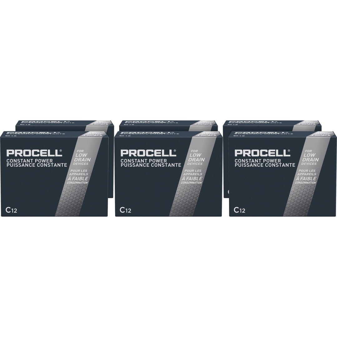 Image of Duracell® Batteries, C, Alkaline, 12/BX, 6BX/CT, BK