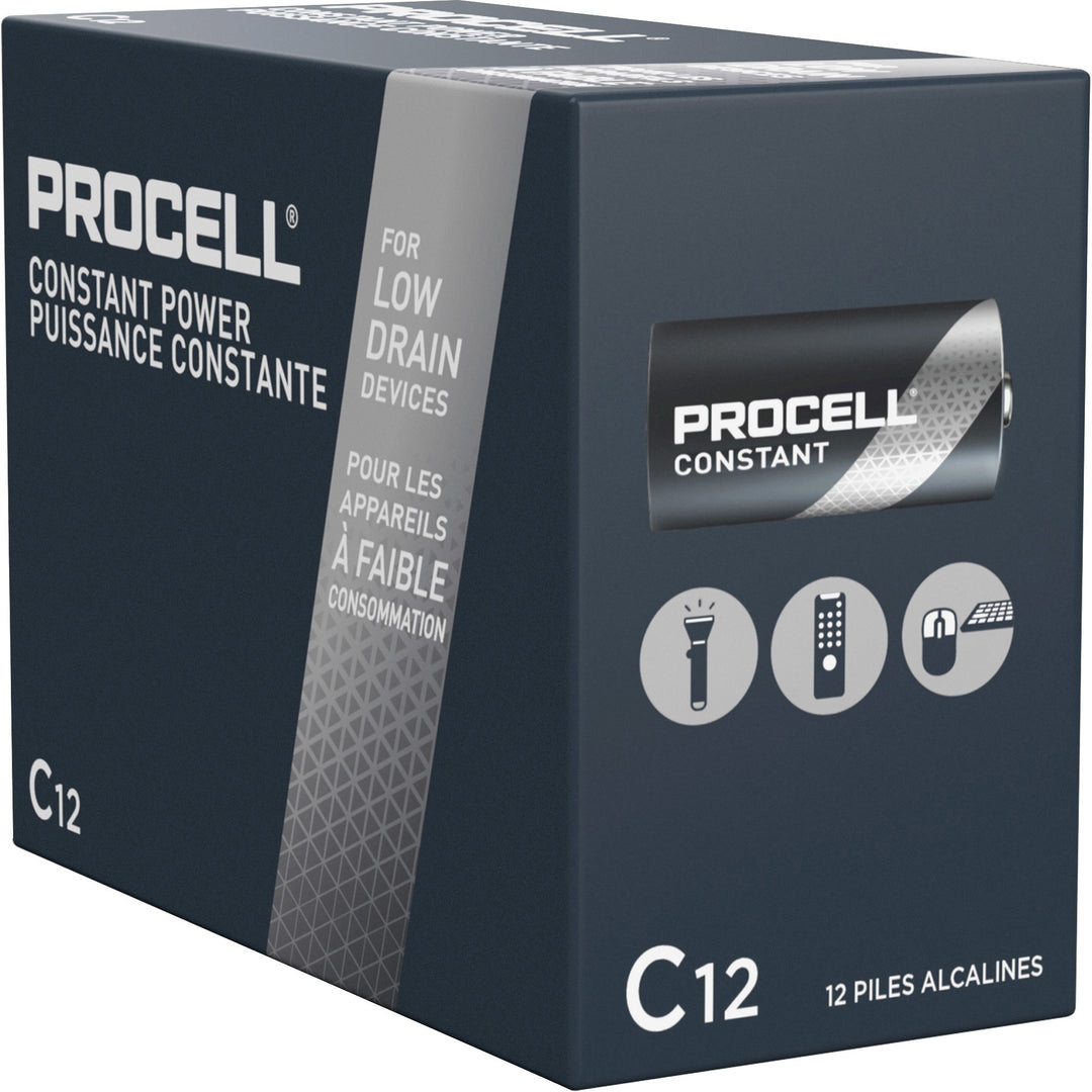 Image of Duracell® Batteries, C, Alkaline, 12/BX, 6BX/CT, BK