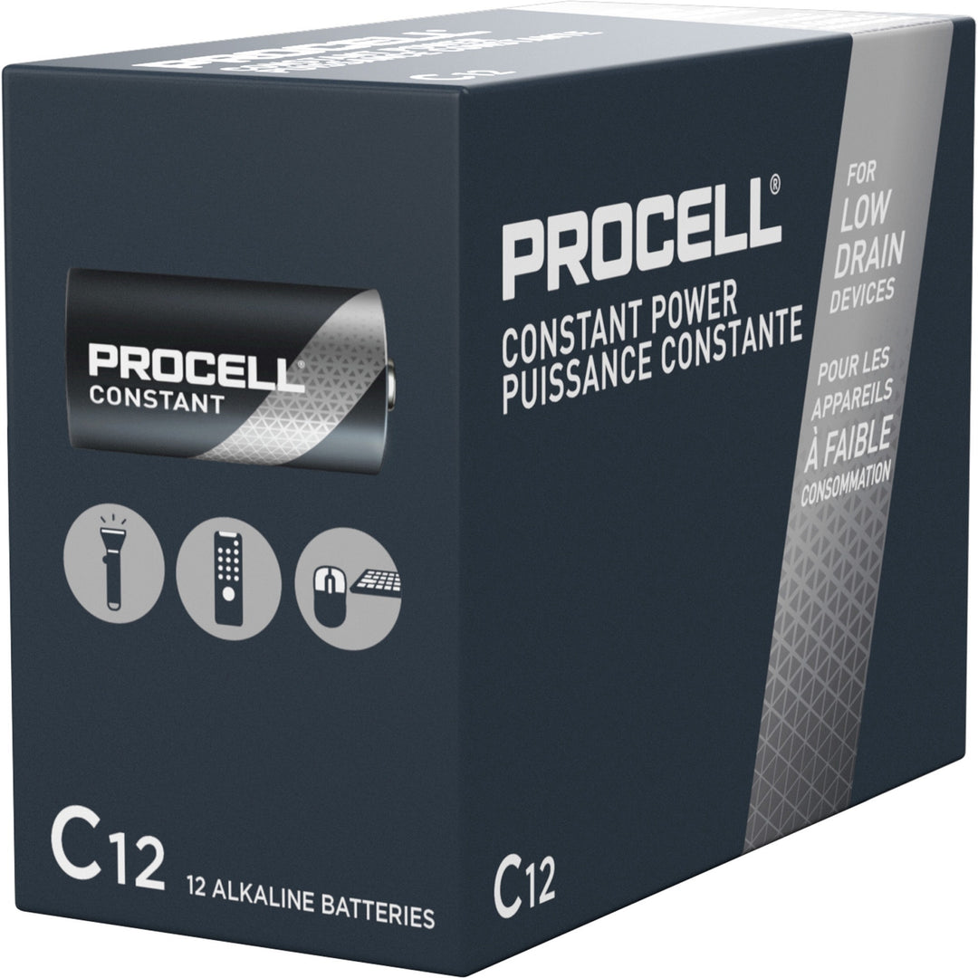 Image of Duracell® Batteries, C, Alkaline, 12/BX, 6BX/CT, BK
