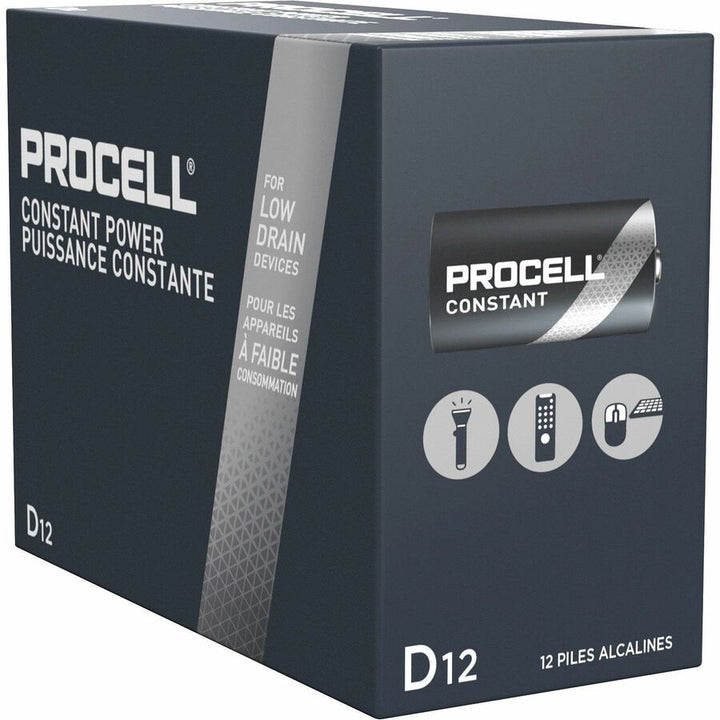 Image of Duracell® Batteries, D, Alkaline, 12/BX, 6BX/CT, BK
