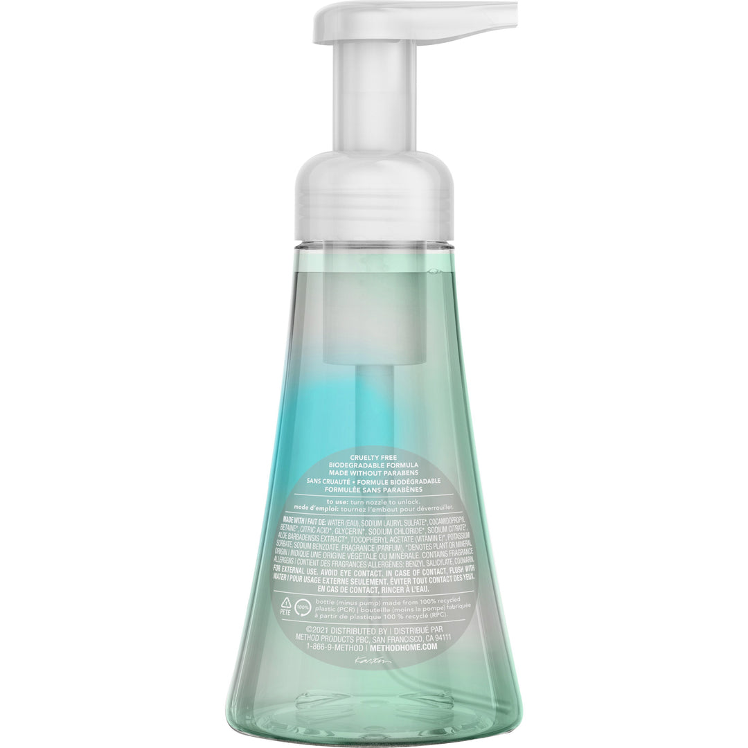 Image of Method® Handwash, Foam, Coconut Water, 10 fl oz, 6/CT, Clear