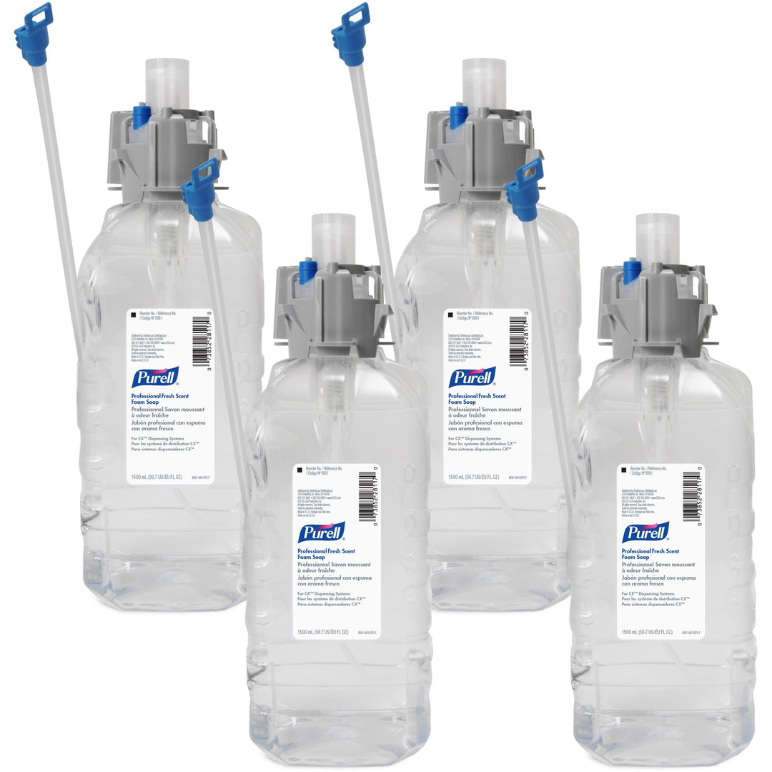 Image of GOJO® Soap, Foam, Fresh Scent, f/CXM/CXI/CXT, 1500 ml, 4/CT, Clear