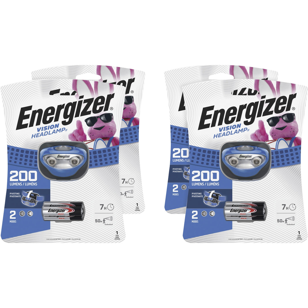 Image of Eveready® LED Vision Headlight, 200 Lumens, 4/CT, Blue
