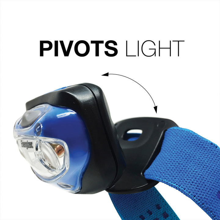 Image of Eveready® LED Vision Headlight, 200 Lumens, 4/CT, Blue