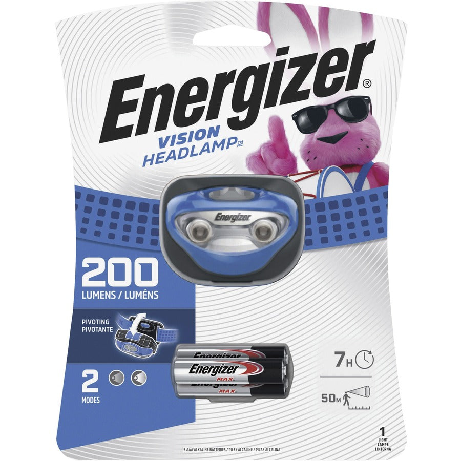 Image of Eveready® LED Vision Headlight, 200 Lumens, 4/CT, Blue