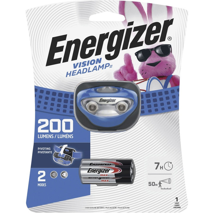 Image of Eveready® LED Vision Headlight, 200 Lumens, 4/CT, Blue