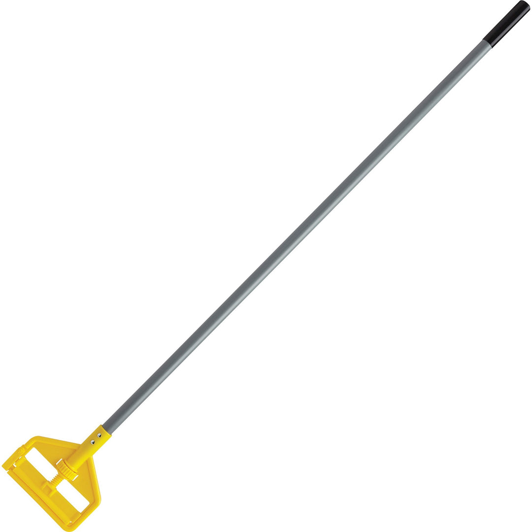 Image of Rubbermaid Commercial Products Handle, Side-Gate, Fiberglass, f/Wet Mops, 54", 12/CT,YW/GY