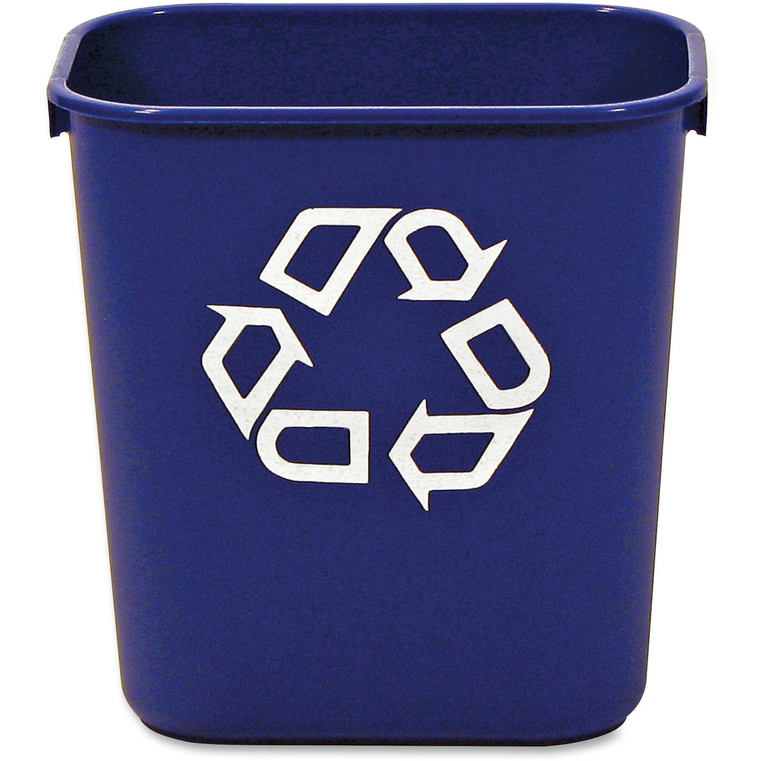Image of Rubbermaid Commercial Products Recycling Container,13 Qrt,8-1/5"x11-2/5"x12-1/10",12/CT,BE