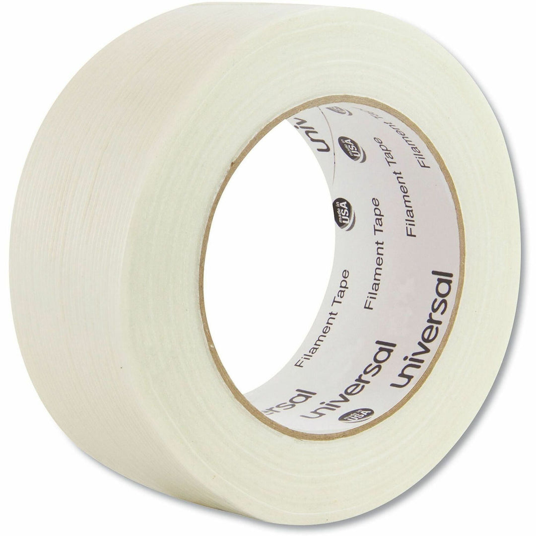 Image of Universal UNV31648 350# Premium Filament Tape, 3" Core, 48 mm x 54.8 m, Clear