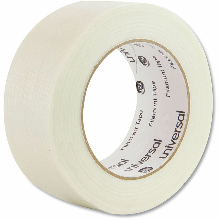 Image of Universal UNV31648 350# Premium Filament Tape, 3" Core, 48 mm x 54.8 m, Clear