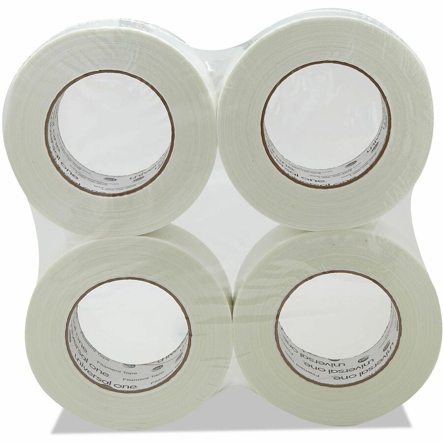 Image of Universal UNV31648 350# Premium Filament Tape, 3" Core, 48 mm x 54.8 m, Clear