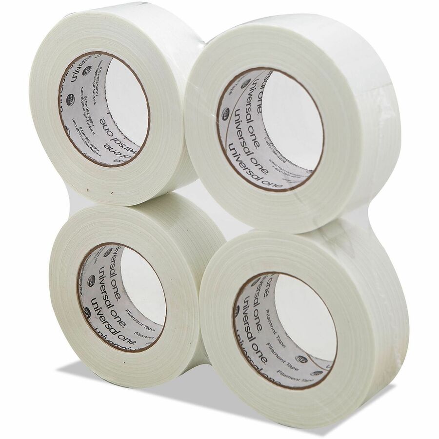 Image of Universal UNV31648 350# Premium Filament Tape, 3" Core, 48 mm x 54.8 m, Clear