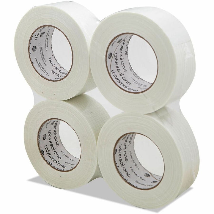 Image of Universal UNV31648 350# Premium Filament Tape, 3" Core, 48 mm x 54.8 m, Clear