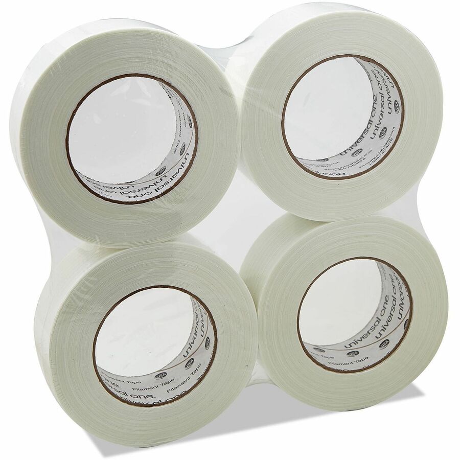 Image of Universal UNV31648 350# Premium Filament Tape, 3" Core, 48 mm x 54.8 m, Clear