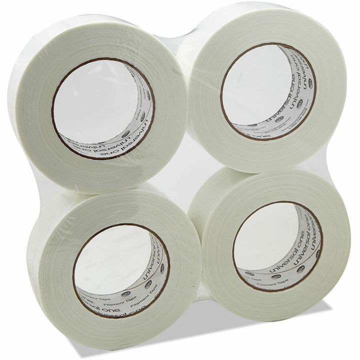 Image of Universal UNV31648 350# Premium Filament Tape, 3" Core, 48 mm x 54.8 m, Clear