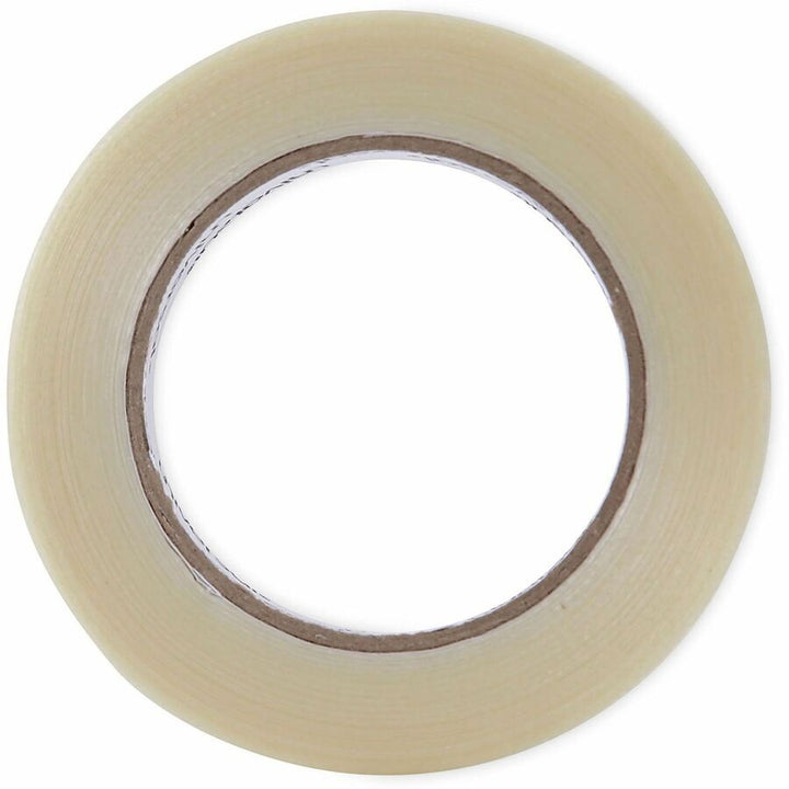 Image of Universal UNV30024 120# Utility Grade Filament Tape, 3" Core, 24 mm x 54.8 m, Clear