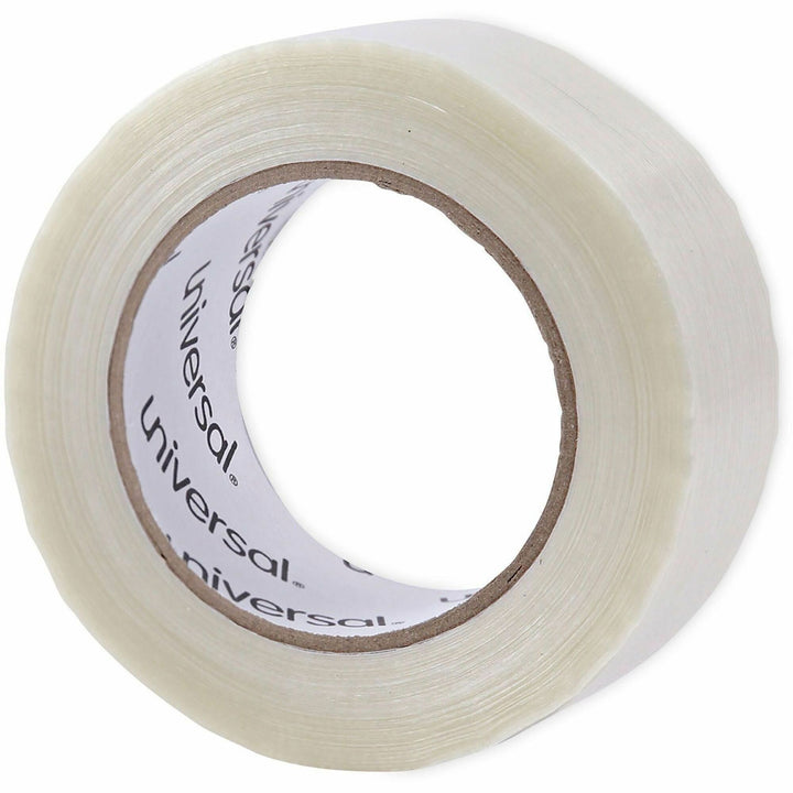 Image of Universal UNV30048 120# Utility Grade Filament Tape, 3" Core, 48 mm x 54.8 m, Clear