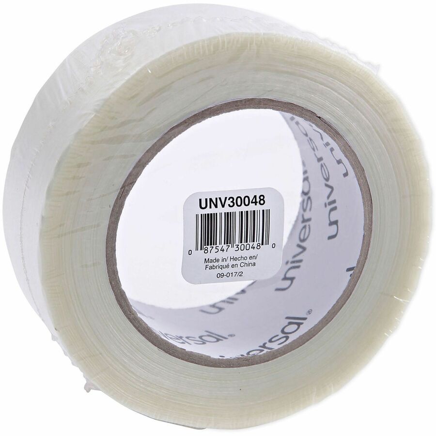 Image of Universal UNV30048 120# Utility Grade Filament Tape, 3" Core, 48 mm x 54.8 m, Clear