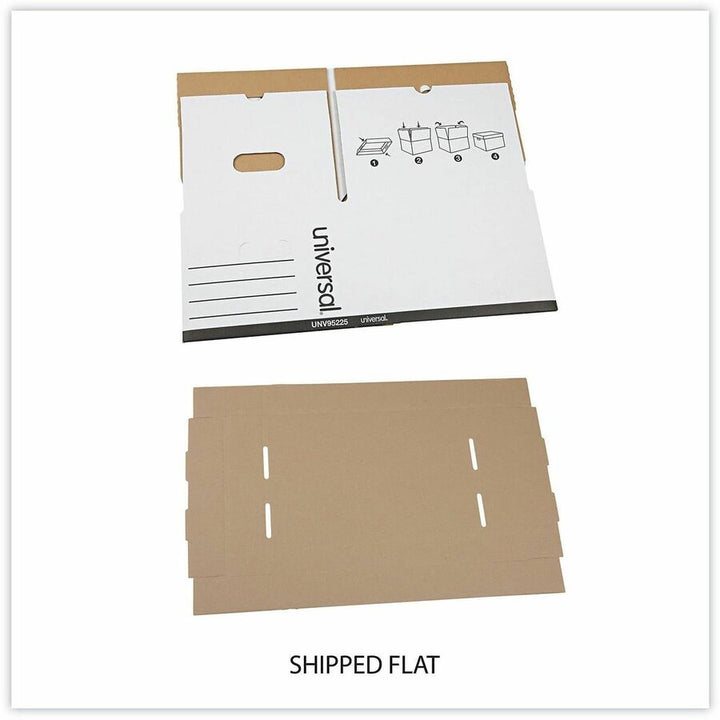Image of Universal® Professional-Grade Heavy-Duty Storage Boxes, Letter/legal Files, White, 12/carton