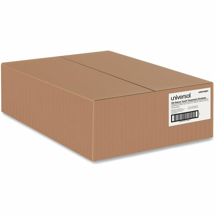 Image of Universal UNV19001 Envelope, Catalog, #15 1/2, 18 lb, Self Adhesive, White, Tyvek, 100 / Carton
