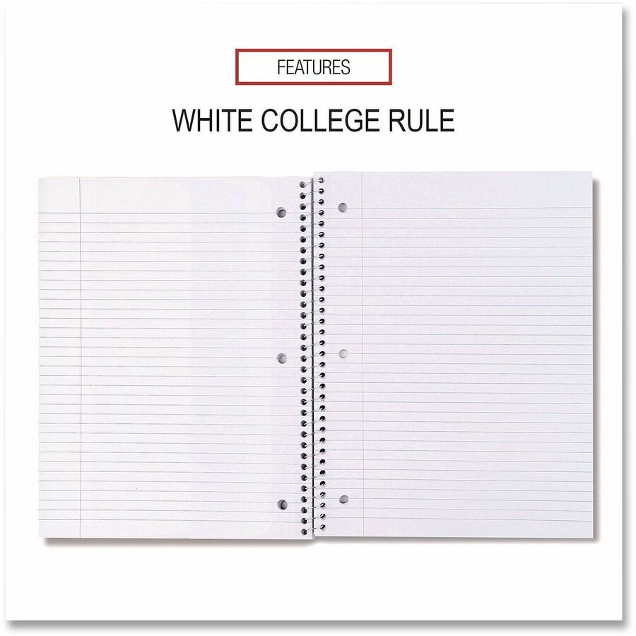 Image of Universal® Deluxe Sugarcane Based Notebooks, 1-Subject, Medium/College Rule, Black Coated-Bagasse Cover, (100) 11 x 8.5 Sheets