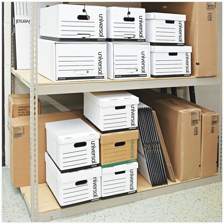 Image of Universal® Heavy-Duty Storage Drawers, Legal Files, 17.25" X 25.5" X 11.5", White, 6/carton