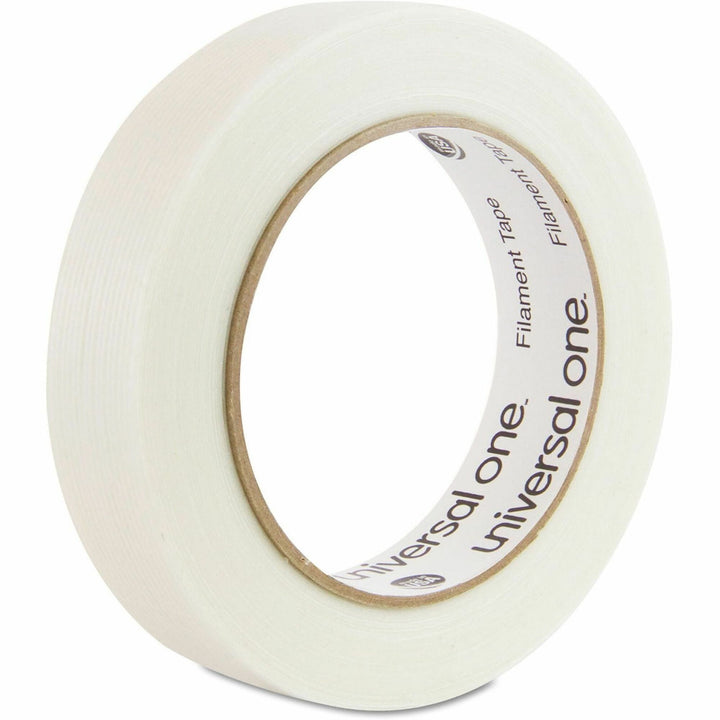 Image of Universal UNV31624 350# Premium Filament Tape, 3" Core, 24 mm x 54.8 m, Clear