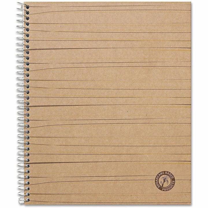 Image of Universal® Deluxe Sugarcane Based Notebooks, 1-Subject, Medium/College Rule, Brown Kraft Cover, (100) 11 x 8.5 Sheets