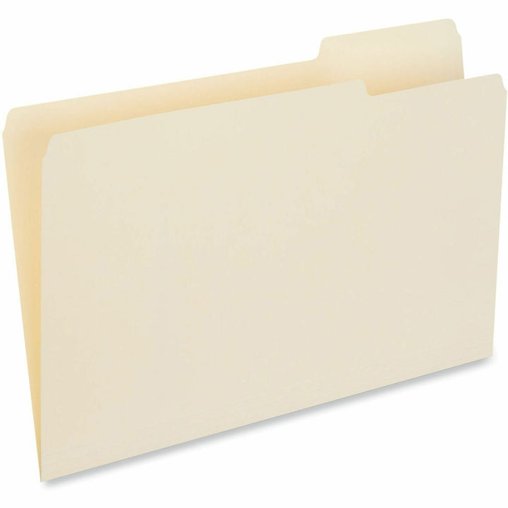 Image of Universal UNV15123 Top Tab File Folder, 8 1/2" x 14", 3/4" Expansion, Right Tab Position, 11 pt., Manila Paper, Brown, 10% Recycled, 100 / Box