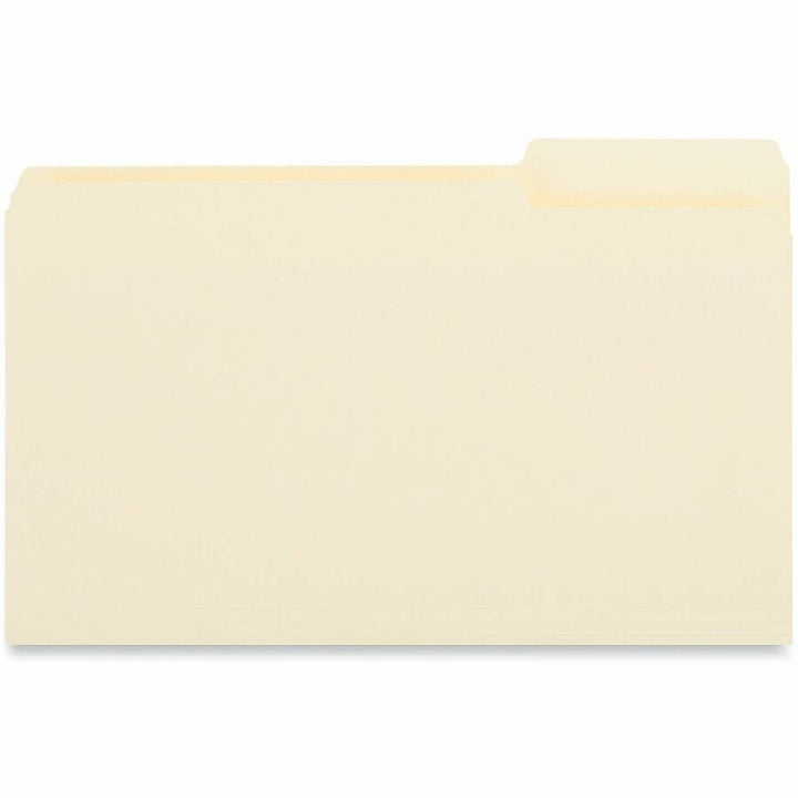 Image of Universal UNV15123 Top Tab File Folder, 8 1/2" x 14", 3/4" Expansion, Right Tab Position, 11 pt., Manila Paper, Brown, 10% Recycled, 100 / Box
