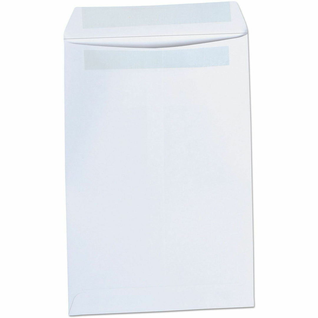 Image of Universal UNV42100 Envelope, Catalog, #1, 6" W x 9" Length, 28 lb, Self Adhesive, White, Paper Stock, 100 / Box