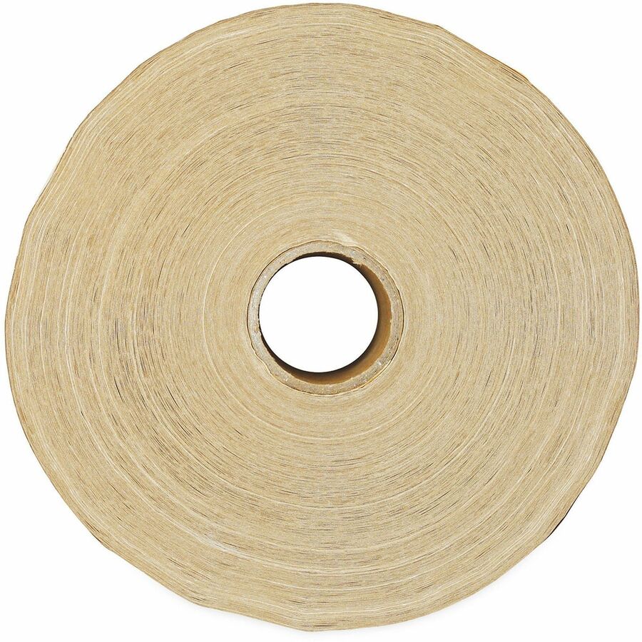 Image of Universal UFS44HD007 Packaging Tape, 150 yd Length x 3" W x 5 mil Thickness, 3" Core, Brown, Kraft/Glass Fiber Backing, 10 / Carton
