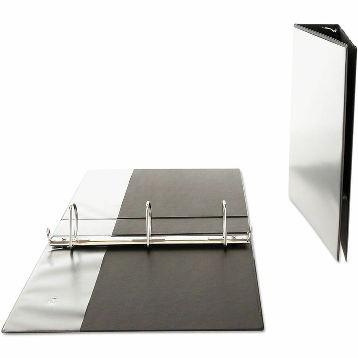 Image of Universal UNV20745 Slant D-Ring View Binder, 3 Rings, 2" Capacity, 11 x 8.5, Black