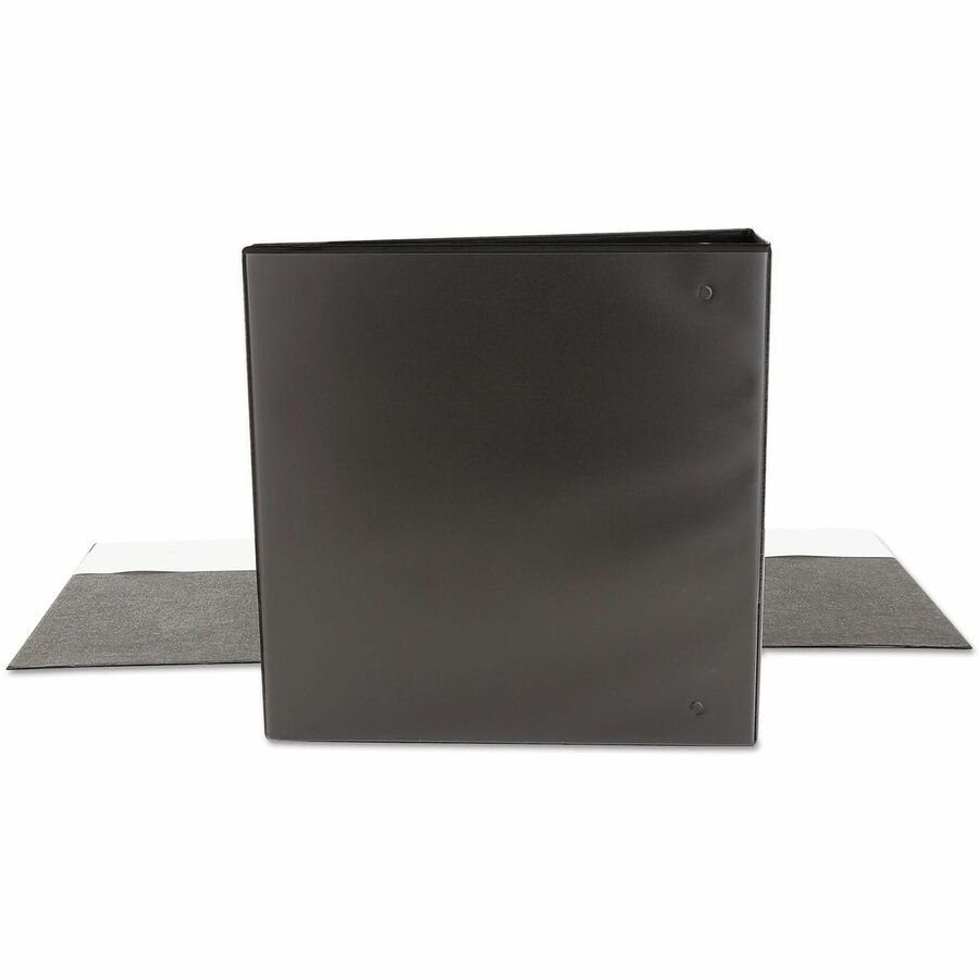 Image of Universal UNV20745 Slant D-Ring View Binder, 3 Rings, 2" Capacity, 11 x 8.5, Black