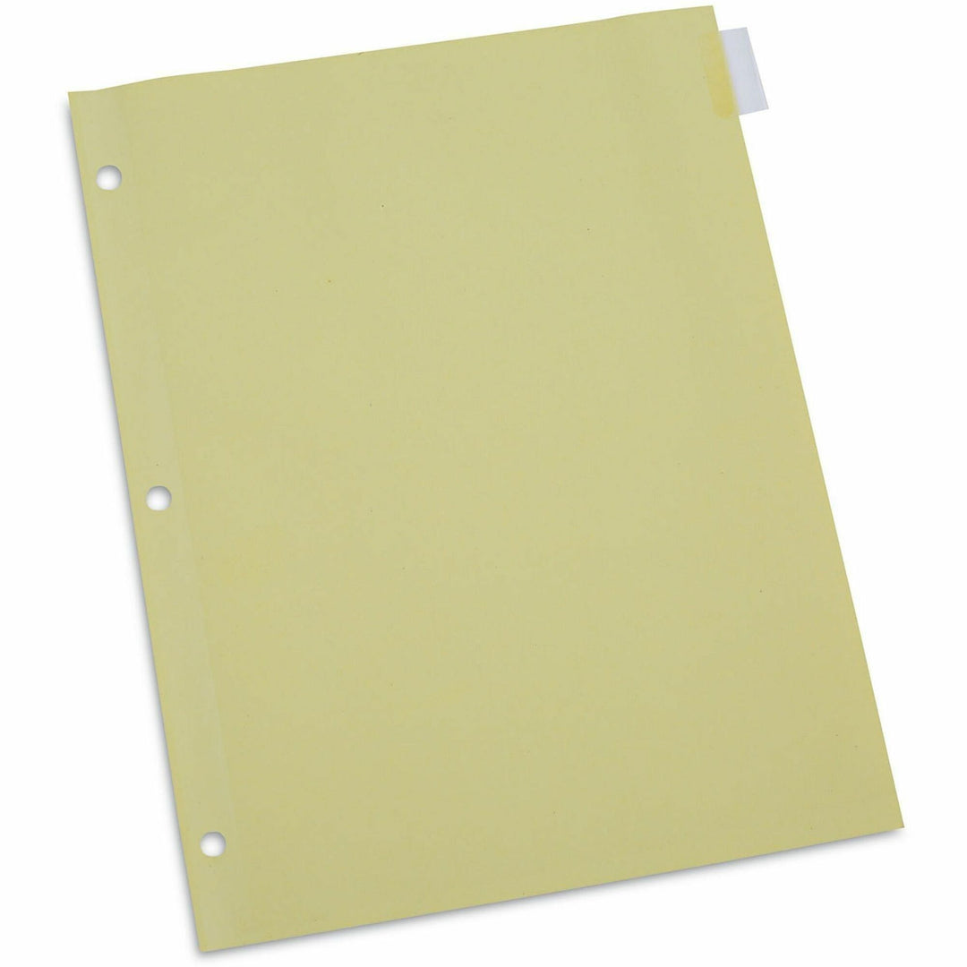 Image of Universal UNV20841 Insertable Tab Index, 8-Tab, 11 x 8.5, Buff, Clear Tabs, 24 Sets