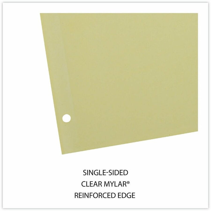 Image of Universal UNV20841 Insertable Tab Index, 8-Tab, 11 x 8.5, Buff, Clear Tabs, 24 Sets