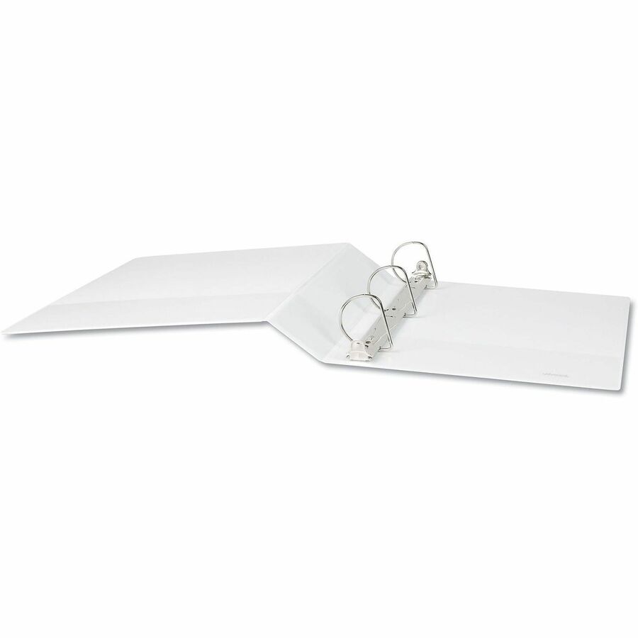 Image of Universal UNV20746 Slant D-Ring View Binder, 3 Rings, 2" Capacity, 11 x 8.5, White