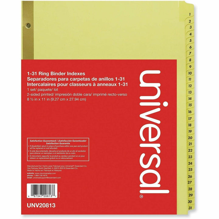 Image of Universal Deluxe UNV20813 Index Divider