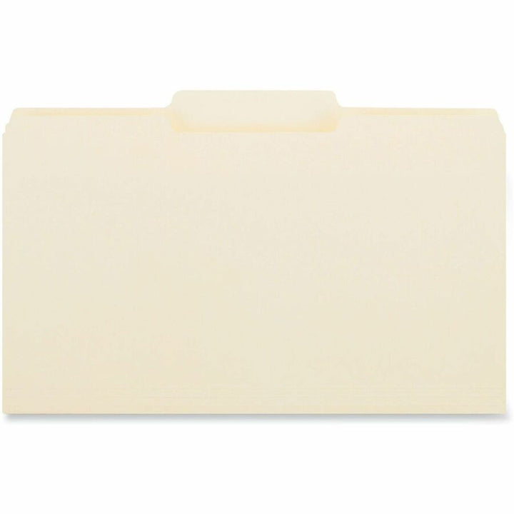 Image of Universal UNV15122 Top Tab File Folder, 8 1/2" x 14", 3/4" Expansion, Center Tab Position, 11 pt., Manila Paper, Brown, 10% Recycled, 100 / Box