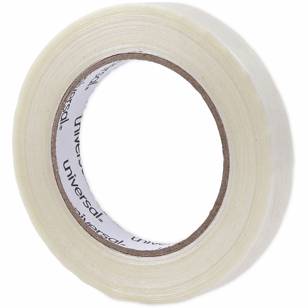 Image of Universal UNV30018 120# Utility Grade Filament Tape, 3" Core, 18 mm x 54.8 m, Clear