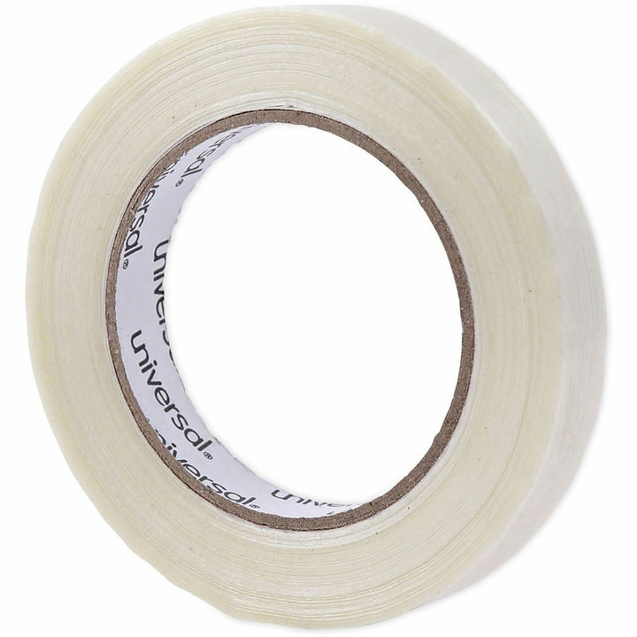 Image of Universal UNV30018 120# Utility Grade Filament Tape, 3" Core, 18 mm x 54.8 m, Clear