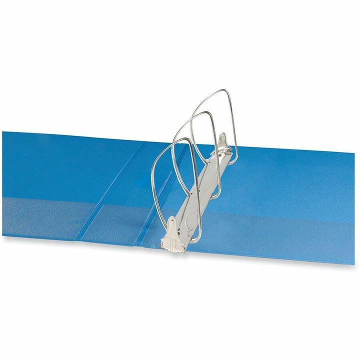 Image of Universal UNV20733 Slant D-Ring View Binder, 3 Rings, 2" Capacity, 11 x 8.5, Light Blue