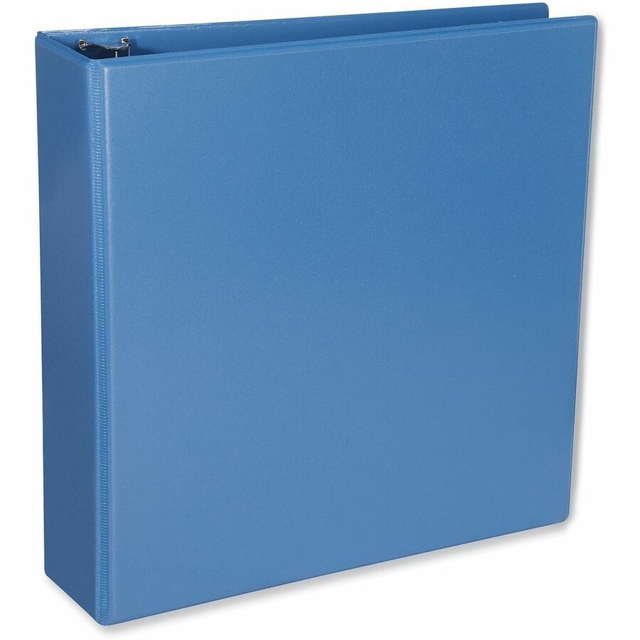 Image of Universal UNV20733 Slant D-Ring View Binder, 3 Rings, 2" Capacity, 11 x 8.5, Light Blue