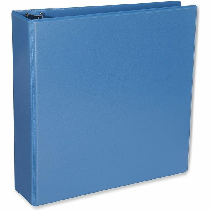 Image of Universal UNV20733 Slant D-Ring View Binder, 3 Rings, 2" Capacity, 11 x 8.5, Light Blue